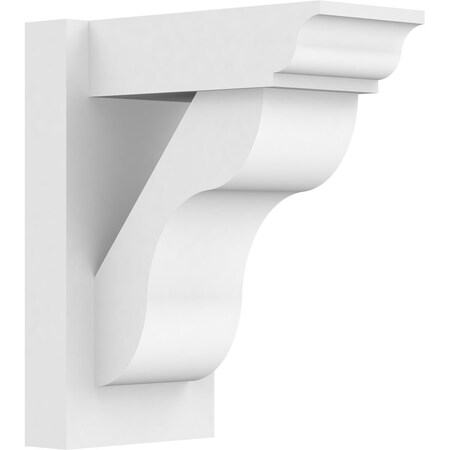 Ekena Millwork Carmel Architectural Grade PVC Outlooker with Traditional Ends, 7"W X 12"D X 14"H OUTP07X12X14CAR01